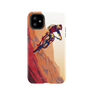 Retro Style Mountain Bike Poster: Good To The Last Drop Tough Phone Case