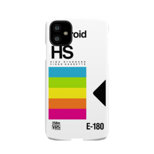 Retro Vhs Tape Vaporwave Aesthetic Rainbow Phone Case