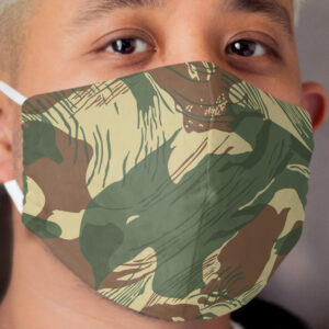 Rhodesian Brush Stroke Camouflage Cloth Face Mask