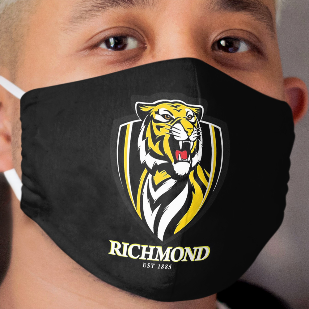 Richmond Football Club AFL BY AHshell Cloth Face Mask