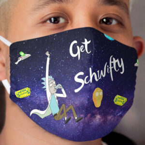 Rick and Morty Get Schwifty Cloth Face Mask