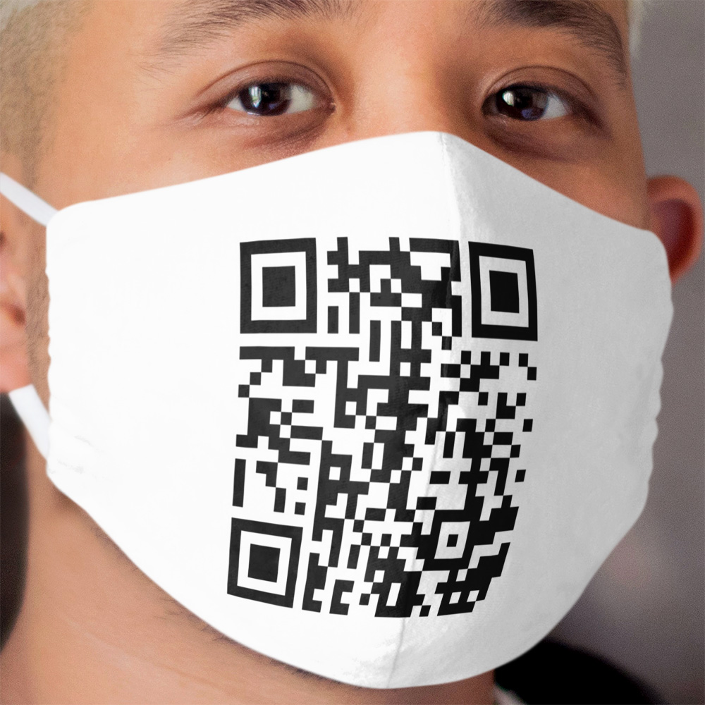Rickroll Cloth Face Mask