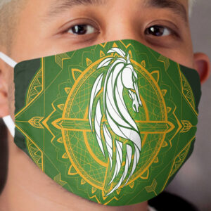 Rider of Rohan (Heraldic Colours) Cloth Face Mask