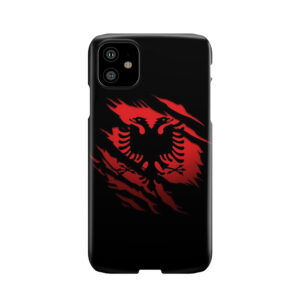 Ripped Albanian Flag Phone Case