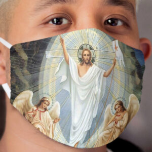 Risen Christ & Angels Cloth Face Mask