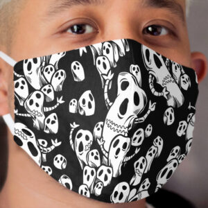Risotto Nero Metallic Pattern Cloth Face Mask