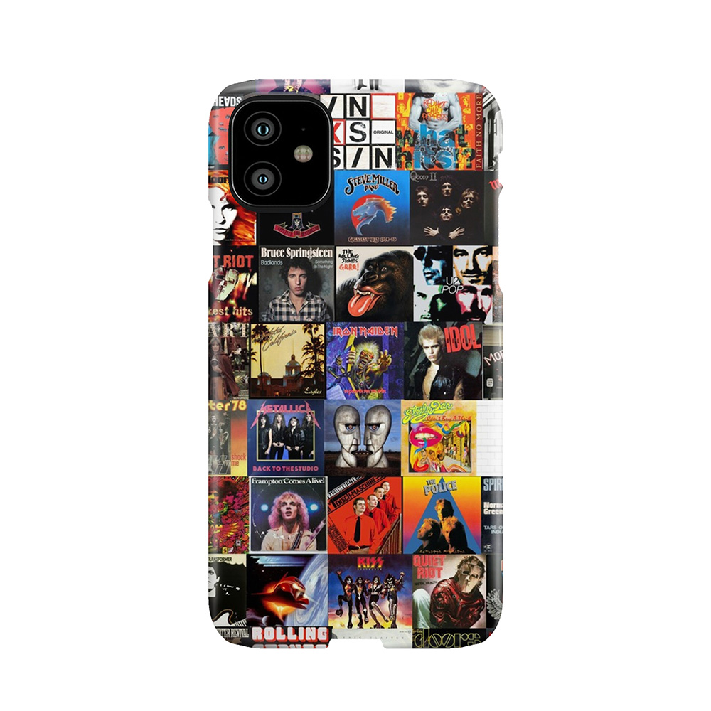 Rock Vinyl Collage Phone Case