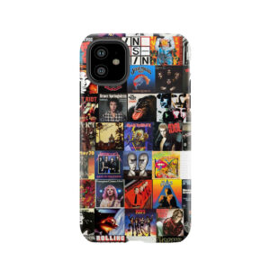 Rock Vinyl Collage Tough Phone Case