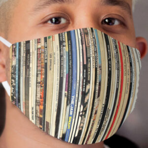Rock Vinyl Records Cloth Face Mask