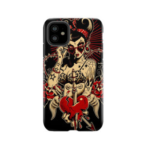 Rockabilly Art, Pinup Art, Heartbreaker, Vintage Pinup, Tough Phone Case