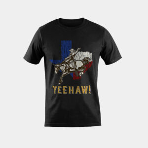 Rodeo Cowboy Yeehaw Proud Texas Western Country Retro Gift T-Shirt