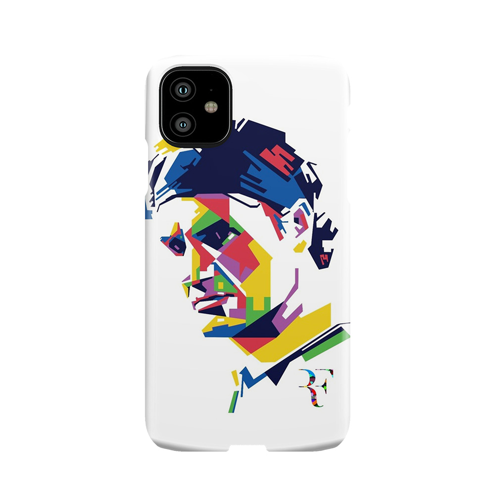 Roger Federer Art Phone Case