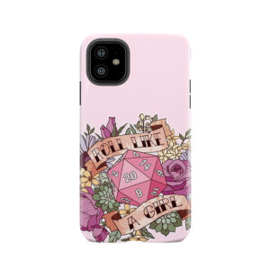 Roll Like A Girl Tough Phone Case