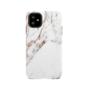 Rose Gold Vein Marble Tough Phone Case