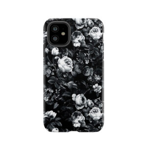 Roses Black And White Tough Phone Case