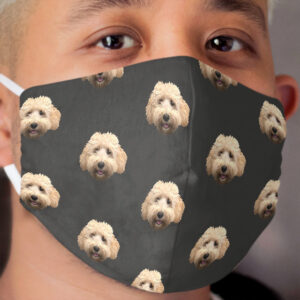 Rosie the Goldendoodle Cloth Face Mask