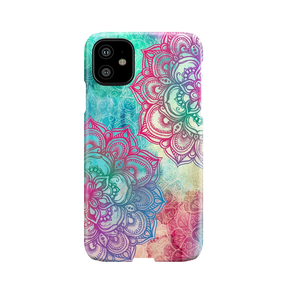 Round And Round The Rainbow Phone Case