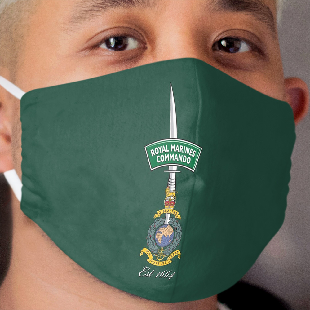 Royal Marine Commando - Est 1664 Cloth Face Mask