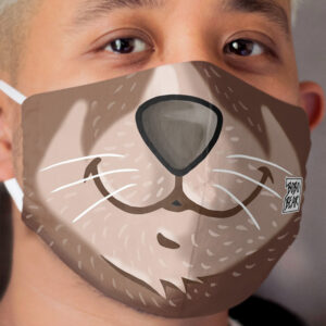 RUBBER OTTER - BEARZOO SERIES Cloth Face Mask