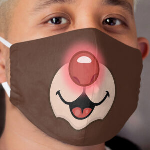 Rudolph Deer Cloth Face Mask