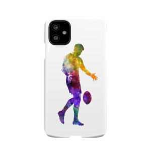 Rugby Man Player 02 In Watercolor Phone Case