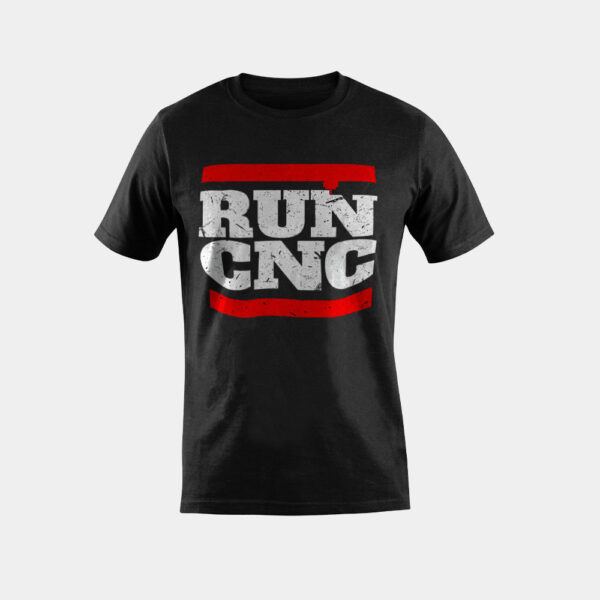 RUN CNC Shirt Funny CNC Machinist Shirt For Men Vintage T-Shirt