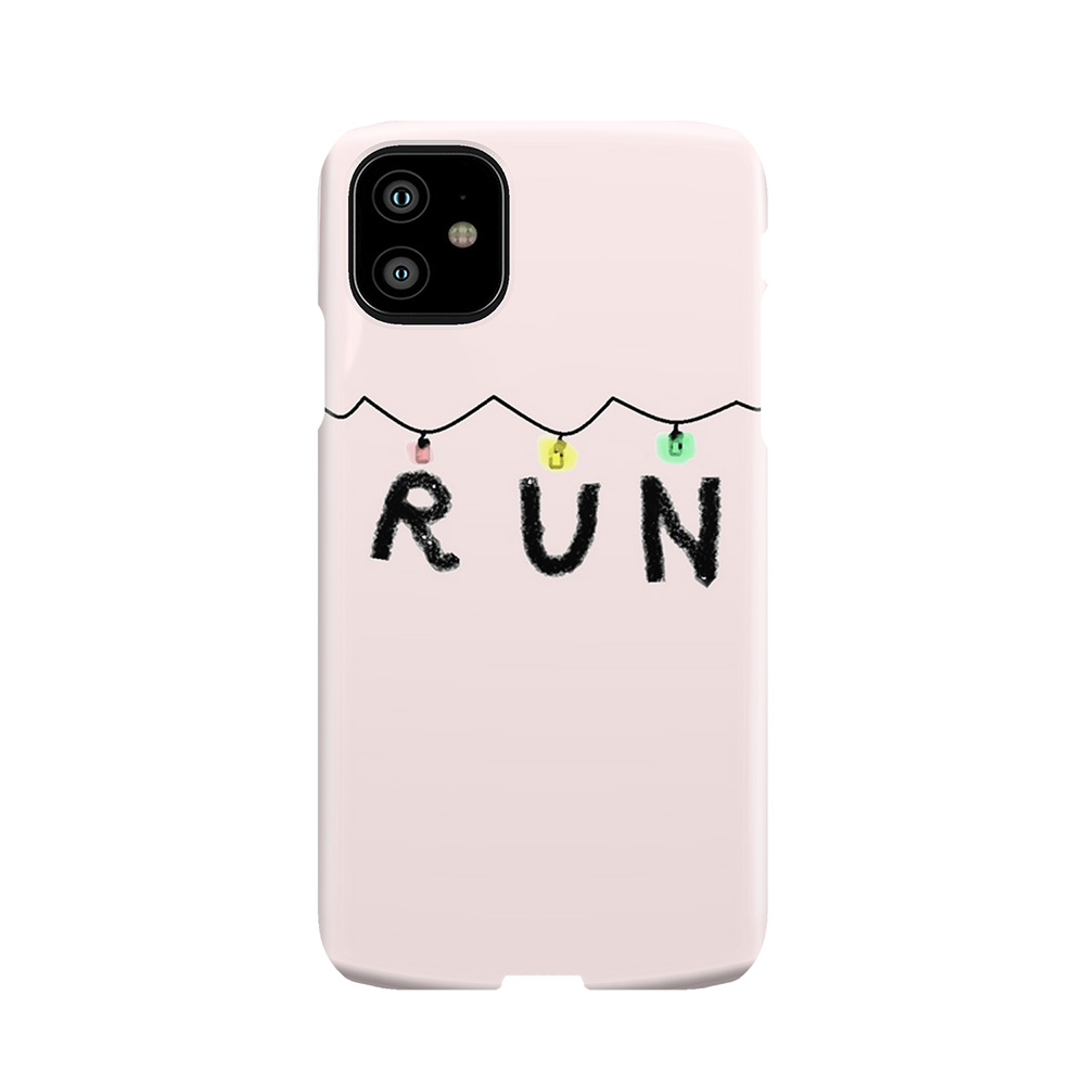 'Run' - Stranger Things Fairy Lights Phone Case