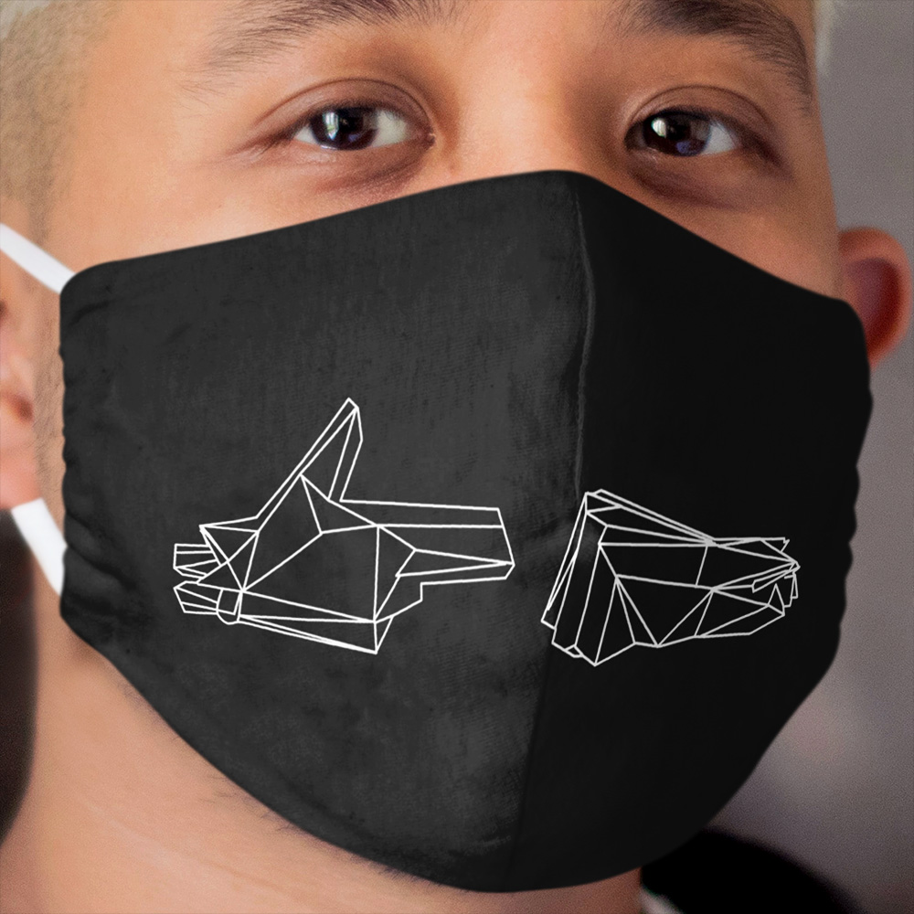 Run The Jewels 4 Wireframe Cloth Face Mask