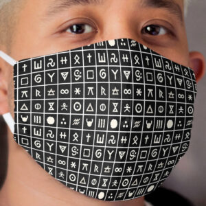 Runic Panoply Cloth Face Mask