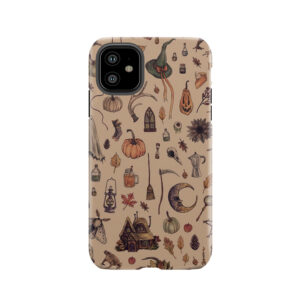 Rustic Brown Cozy Crone Tough Phone Case