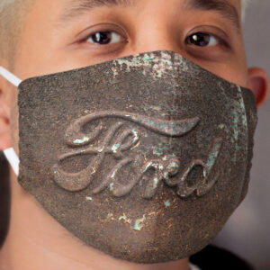 Rusty Ford tailgate Cloth Face Mask