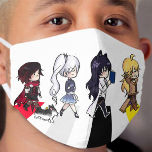 RWBY-ROAD-TRANSPARENT Cloth Face Mask