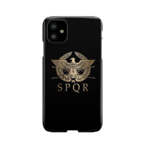 S*P*Q*R*- Roman Empire Standard Shield Phone Case