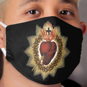 Sacred Heart of Jesus Catholic Cloth Face Mask