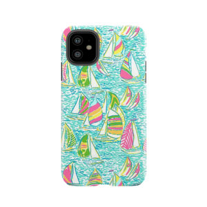 Sailboat Print Tough Phone Case