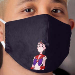Sailor Mars Wearing Cloth Face Mask