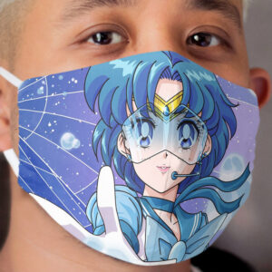 Sailor Mercury Cloth Face Mask