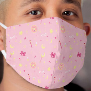 Sailor Moon Pattern Cloth Face Mask