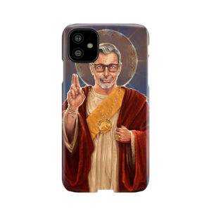 Saint Jeff Of Goldblum - Jeff Goldblum Original Religious Painting Phone Case