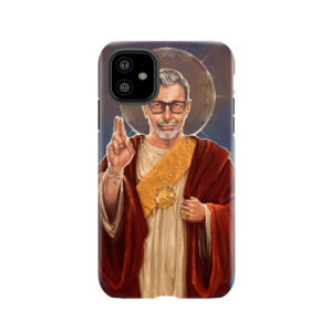 Saint Jeff Of Goldblum - Jeff Goldblum Original Religious Painting Tough Phone Case