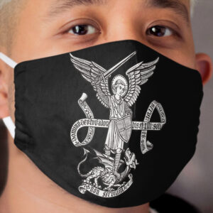 Saint St Michael Catholic Archangel Angel Defender Cloth Face Mask