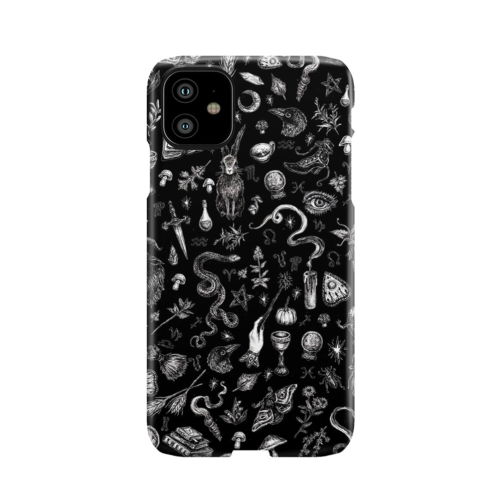 Salem Witch In Black Phone Case