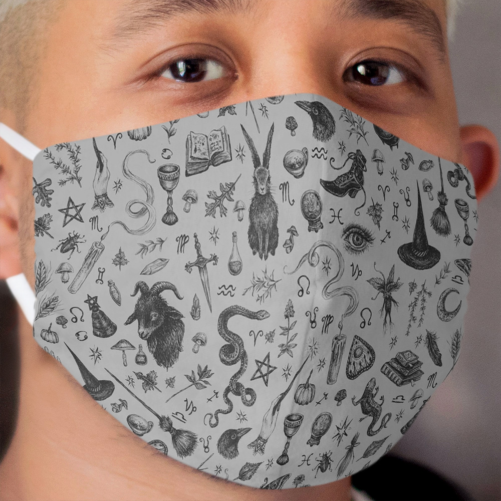 Salem Witch Cloth Face Mask