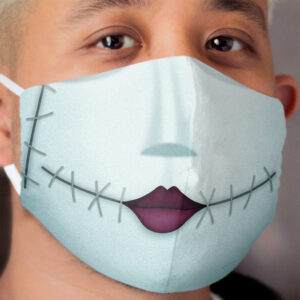 Sally Stitched Smile Cloth Face Mask