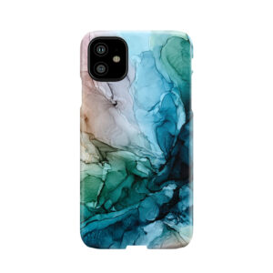 Salty Shores Colorful Abstract Painting Phone Case
