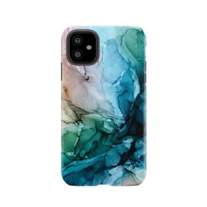Salty Shores Colorful Abstract Painting Tough Phone Case
