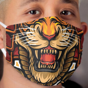 Samurai Tiger Cloth Face Mask