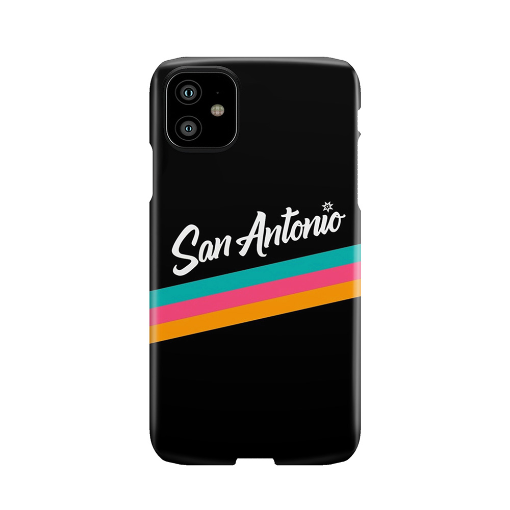 San Antonio Spurs: Fiesta City Jersey 2020-21 Phone Case