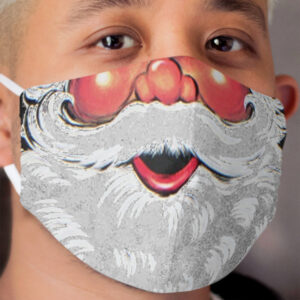 Santa Claus Beard Cloth Face Mask 2