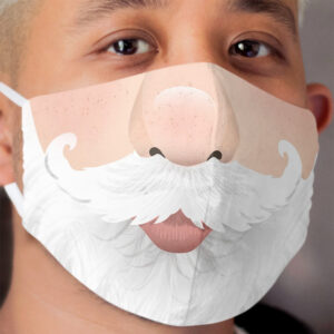 Santa Claus beard Cloth Face Mask